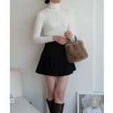 程よいフィット感が上品なハイネックニット タートルネック 春ニット | maison de LATIR | 詳細画像17