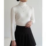 程よいフィット感が上品なハイネックニット タートルネック 春ニット | maison de LATIR | 詳細画像20