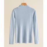 もっちり肌触り着回し力抜群なボトルネックニットトップス 冬 無地 | maison de LATIR | 詳細画像32 