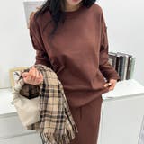 クルーネックニット×タイトスカート ニットセットアップ 秋 | maison de LATIR | 詳細画像16 