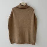 ブラウン | トレンドライクなレイヤードコーデに仕上げるハイネックニットベスト ニットジレ 韓国 | maison de LATIR