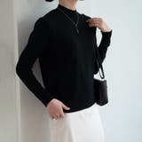 1枚は持っていたいベーシックなもちもちハイネックニット ニットプルオーバー 長袖… | maison de LATIR | 詳細画像1 