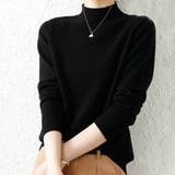 1枚は持っていたいベーシックなもちもちハイネックニット ニットプルオーバー 長袖… | maison de LATIR | 詳細画像11 