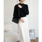 1枚は持っていたいベーシックなもちもちハイネックニット ニットプルオーバー 長袖… | maison de LATIR | 詳細画像37 