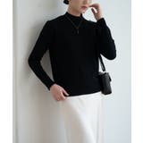 1枚は持っていたいベーシックなもちもちハイネックニット ニットプルオーバー 長袖… | maison de LATIR | 詳細画像4 