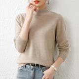 1枚は持っていたいベーシックなもちもちハイネックニット ニットプルオーバー 長袖… | maison de LATIR | 詳細画像6 