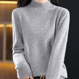 1枚は持っていたいベーシックなもちもちハイネックニット ニットプルオーバー 長袖… | maison de LATIR | 詳細画像9 