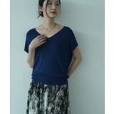 Vネックサマーニット トップス Vネック | maison de LATIR | 詳細画像19