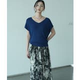 Vネックサマーニット トップス Vネック | maison de LATIR | 詳細画像28