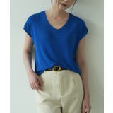 Vネックサマーニット トップス Vネック | maison de LATIR | 詳細画像40