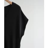 《7色展開》イージーケア上品見えVネックフレンチスリーブ夏服半袖サマーニット き… | maison de LATIR | 詳細画像92 