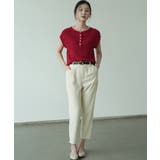 サマーニット モックネック 半袖サマーニット | maison de LATIR | 詳細画像16 