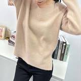大人こなれ感と着回し力抜群のVネックセーター トップス カットソー | maison de LATIR | 詳細画像18