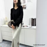 大人こなれ感と着回し力抜群のVネックセーター トップス カットソー | maison de LATIR | 詳細画像31