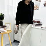 大人こなれ感と着回し力抜群のVネックセーター トップス カットソー | maison de LATIR | 詳細画像39