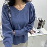 大人こなれ感と着回し力抜群のVネックセーター トップス カットソー | maison de LATIR | 詳細画像43
