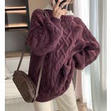 大人こなれ感を演出し幅広いスタイリングに活躍するクルーネックニット | maison de LATIR | 詳細画像8 