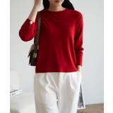 袖ゴールドボタンきれいめセーター ニット 長袖 | maison de LATIR | 詳細画像9 