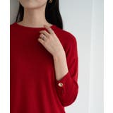 袖ゴールドボタンきれいめセーター ニット 長袖 | maison de LATIR | 詳細画像14 