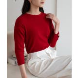 袖ゴールドボタンきれいめセーター ニット 長袖 | maison de LATIR | 詳細画像24 