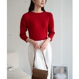 袖ゴールドボタンきれいめセーター ニット 長袖 | maison de LATIR | 詳細画像25 