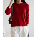 袖ゴールドボタンきれいめセーター ニット 長袖 | maison de LATIR | 詳細画像27 