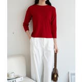 袖ゴールドボタンきれいめセーター ニット 長袖 | maison de LATIR | 詳細画像31 