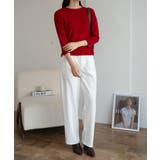 袖ゴールドボタンきれいめセーター ニット 長袖 | maison de LATIR | 詳細画像33 