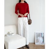 袖ゴールドボタンきれいめセーター ニット 長袖 | maison de LATIR | 詳細画像35 