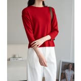 袖ゴールドボタンきれいめセーター ニット 長袖 | maison de LATIR | 詳細画像39 