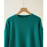 袖ゴールドボタンきれいめセーター ニット 長袖 | maison de LATIR | 詳細画像47 