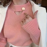 さりげない肌見せと上品さもあるデザインニット トップス プルオーバー | maison de LATIR | 詳細画像17 