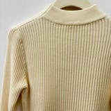 さりげない肌見せと上品さもあるデザインニット トップス プルオーバー | maison de LATIR | 詳細画像25 