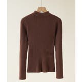 さりげない肌見せと上品さもあるデザインニット トップス プルオーバー | maison de LATIR | 詳細画像44 