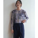 無地のシアー素材に飽きたら次はタイダイ柄。夏服UV対策にも長袖シアートップス | maison de LATIR | 詳細画像12 