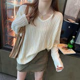 Vネック ニット セーター | maison de LATIR | 詳細画像39