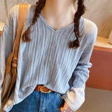 Vネック ニット セーター | maison de LATIR | 詳細画像41