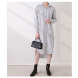 ストライプ ロングシャツ シャツ | maison de LATIR | 詳細画像4 