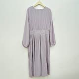 大人女性の品を引き立てるプリーツワンピース ドレス レイヤードスタイル | maison de LATIR | 詳細画像6 