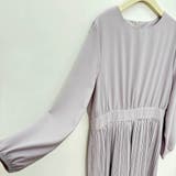 大人女性の品を引き立てるプリーツワンピース ドレス レイヤードスタイル | maison de LATIR | 詳細画像7 