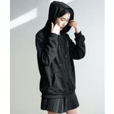 春に軽やかに羽織れる薄手素材 オーバーサイズジップアップパーカー 女の子っぽく可… | maison de LATIR | 詳細画像20 