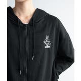 春に軽やかに羽織れる薄手素材 オーバーサイズジップアップパーカー 女の子っぽく可… | maison de LATIR | 詳細画像23 