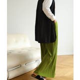 接触冷感で夏も快適にサラッと穿ける。上品美脚ストレートプリーツパンツ | maison de LATIR | 詳細画像16