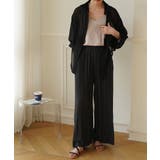 接触冷感で夏も快適にサラッと穿ける。上品美脚ストレートプリーツパンツ | maison de LATIR | 詳細画像18