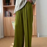 秋も快適にサラッと穿ける。上品美脚ストレートプリーツパンツ ワイドパンツ | maison de LATIR | 詳細画像23