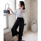 接触冷感で夏も快適にサラッと穿ける。上品美脚ストレートプリーツパンツ | maison de LATIR | 詳細画像45