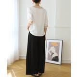 接触冷感で夏も快適にサラッと穿ける。上品美脚ストレートプリーツパンツ | maison de LATIR | 詳細画像54