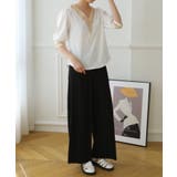 接触冷感で夏も快適にサラッと穿ける。上品美脚ストレートプリーツパンツ | maison de LATIR | 詳細画像55