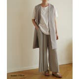 接触冷感で夏も快適にサラッと穿ける。上品美脚ストレートプリーツパンツ | maison de LATIR | 詳細画像63