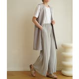 接触冷感で夏も快適にサラッと穿ける。上品美脚ストレートプリーツパンツ | maison de LATIR | 詳細画像66